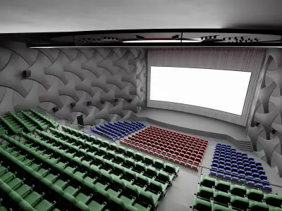 cinema 5 3D model