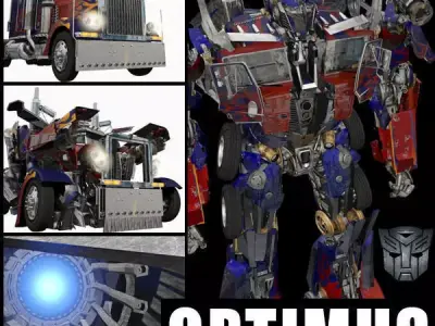 Optimus Prime Alive Transformer 3D model