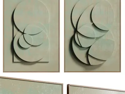 Collection frame 01 3D Model Pack