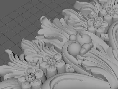 dekor decorative ornate molding 3D model purchase