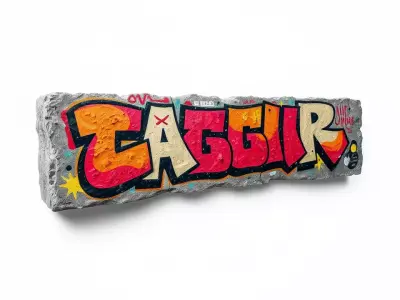 Graffiti Brick Wall model pack Low-poly 3D model