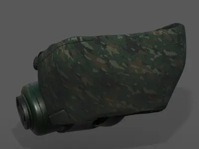 Gas mask helmet scifi fantasy armor hats military Low-poly Low-poly 3D model