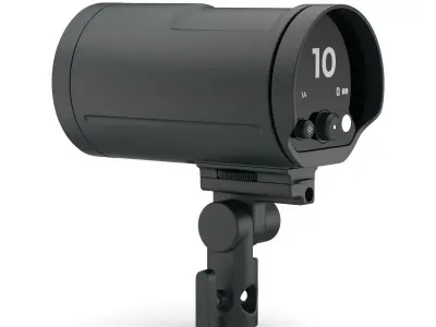 Camera Flash Head 3D model