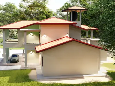 Resident building 8 3D model
