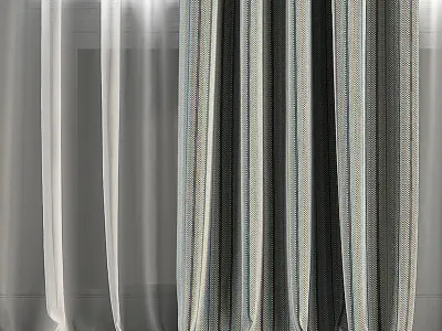 Curtain Set 130 3D model