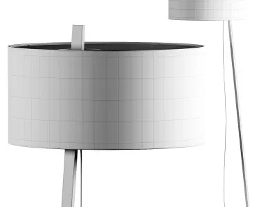 Alma Light Pica Floor Lamp 3D model