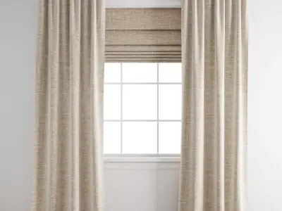 Curtain 374 3D model