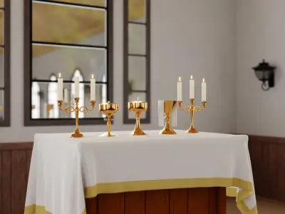 Church Interior 3D model