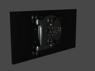 Treasury door 3D model