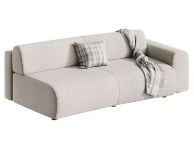 Straight sofa Mail 4NRL 3D model
