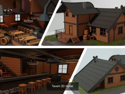 North Village 3D Model Pack