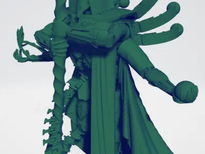 Space robot Technician 3D print model