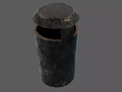 Street Furniture Pack Low-poly 3D model