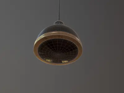 Lamp 3D model pendant Free 3D model