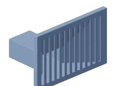 Plastic Premium Kitchen Chimney Toy 3D model