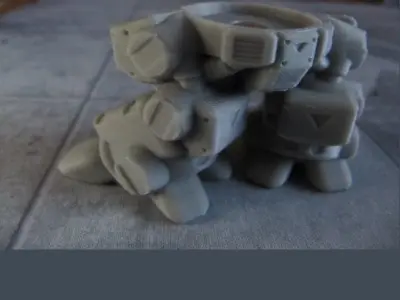 CHIBI-TECH SD - HEAVY METAL CHASSIS          3D print model