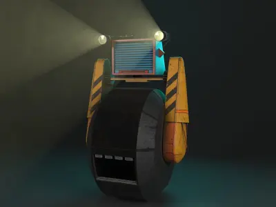 Robot Cleaner 3D model