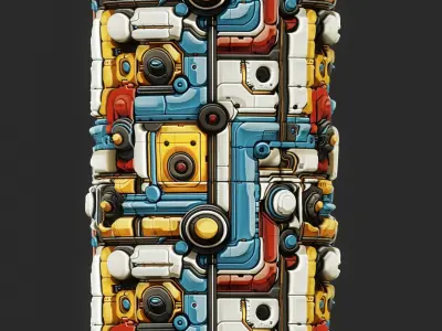 Sci-FI Seamless Texture  Texture 6