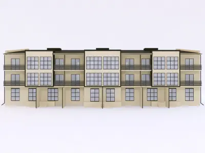 modern Townhouse 2 3D model