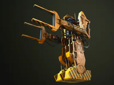 P-5000 Powered Work Loader 3D model