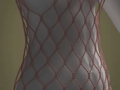 Vintage Pearl Top 3D model