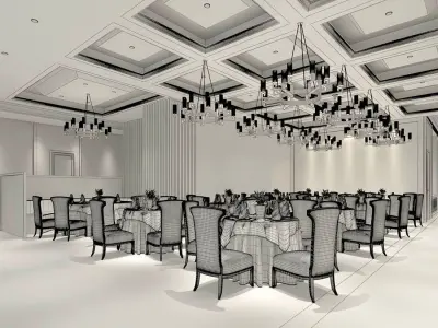 Business - Food Beverage 7-092 3D model