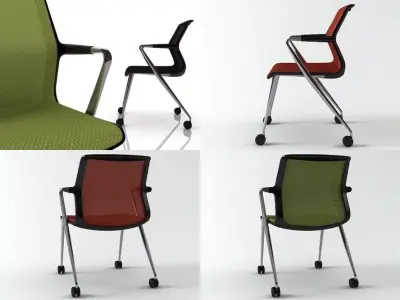 Unix chair 4-legs 3D model