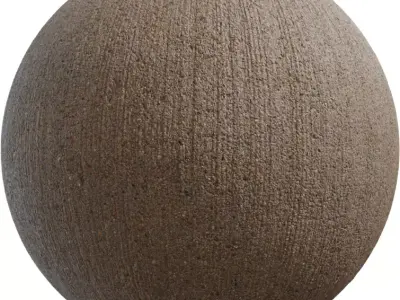 Broom Finished Concrete Sidewalk PBR Texture Texture