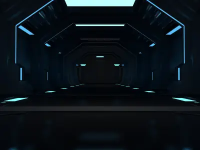 Sci Fi Interior 3D model
