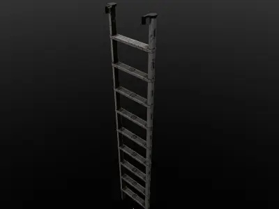 Metal Ladder 3D Model Low-poly 3D model