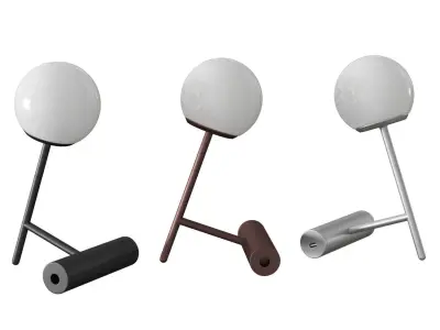 Table Lamp Collection 02 3D Model Pack