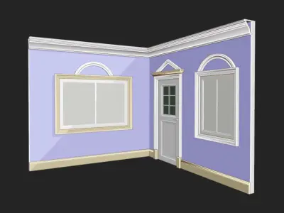 windows and doors Free 3D model