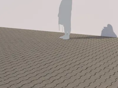 Free Concrete Dumble Free 3D model