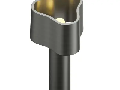 Metal table lamp metal lamp night light 3D model