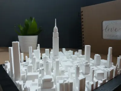 EMPIRE STATE BUILDING - NEW YORK CITY 3D print model