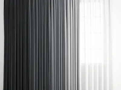 Curtain 296 3D model