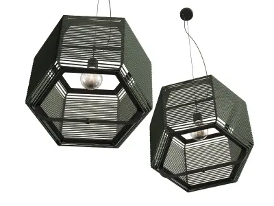 Corda 50cm Green Algae 3D model