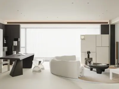apartment interior scenes      3D model 5