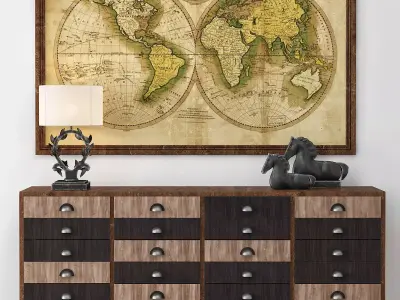 chest of drawers 18 3D model