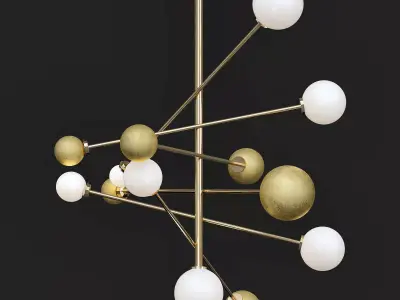 METEORITE CHANDELIER 3D model