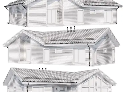 Modern house v81 3D model