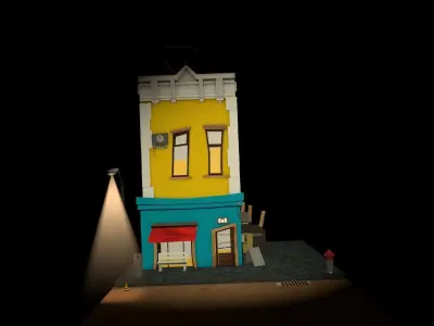 House simpsons Free 3D model