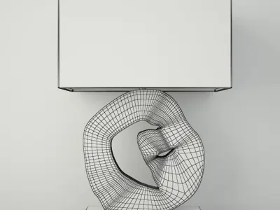 Acacia Table Lamp by Jamie Young 3D model