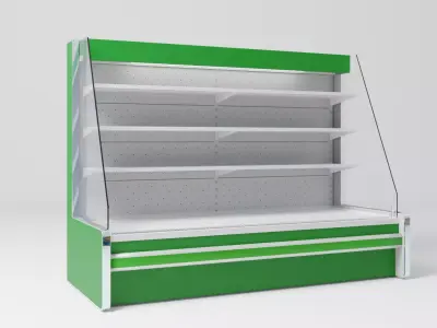 Store fridge Free 3D model