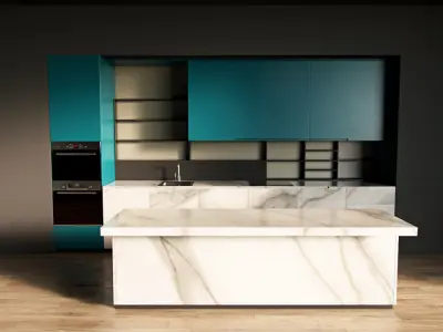 24-Kitchen12 matte 2 3D model
