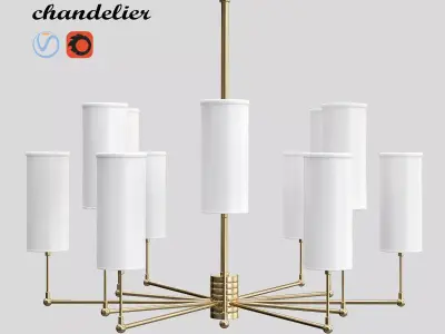 Clarence chandelier 3D model