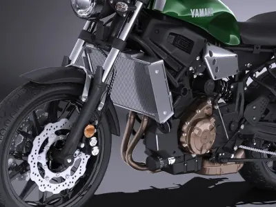 Yamaha XSR700 2016 3D model