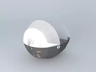 Laboon ball with light inside Free 3D model