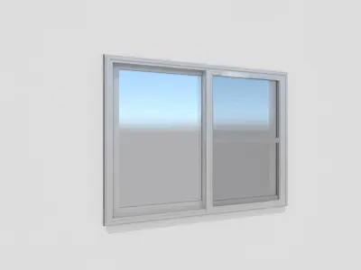 Japanese Window Draw 3D model