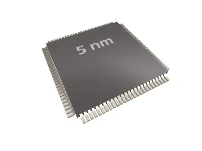 Chip v1 021 Low-poly 3D model